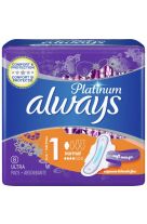 Always Platinum Comfort & Protection Soft Wings Ultra Size 1 Normal 8τμχ