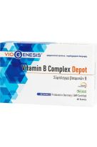 Viogenesis Vitamin B Complex Depot 60 κάψουλες