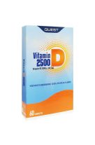 Quest Naturapharma Vitamin D3 62.5μg 2500iu 60 ταμπλέτες