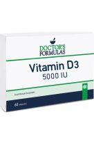 Doctor's Formulas Vitamin D3 5000iu 60 κάψουλες 60 μαλακές κάψουλες