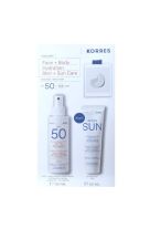 KORRES Promo Face + Body Hydration με Αντηλιακό Spray Σώματος & Προσώπου SPF50 150ml & After Sun 50ml