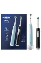 Oral-B Pro Series 1 Duo Ηλεκτρικές Οδοντόβουρτσες, Μπλε & Μαύρη 2τμχ