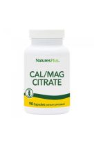 Nature's Plus Cal/Mag Citrate 90 φυτικές κάψουλες