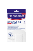 Hansaplast Sensitive 3XL Αυτοκόλλητες γάζες10 x 15cm 5 τεμάχια