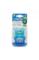 Dr. Brown's PreVent Contoured Glow-in-the-Dark Blue 0-6m 2τμχ