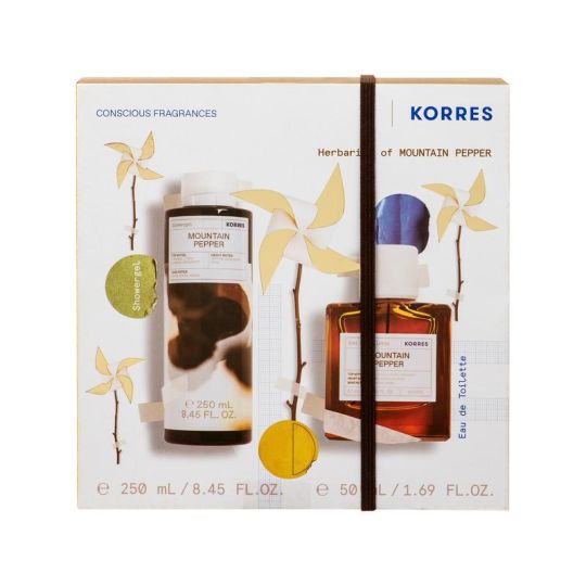 KORRES  Mountain Pepper Eau de Toilette 50ml + Αφρόλουτρο 250ml