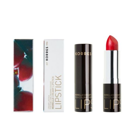 KORRES MORELLO LIPSTICK CREAMY 52 RED SATIN 3.5G