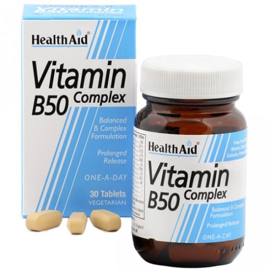 HealthAid B 50 Complex 30caps