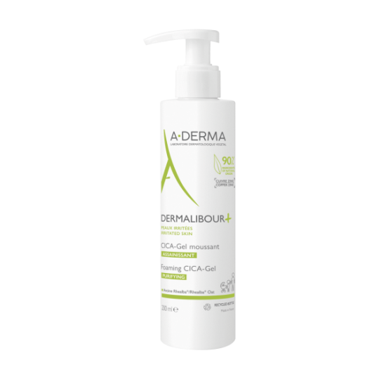 A-Derma Gel Καθαρισμού Dermalibour+ Cica Moussant 200ml