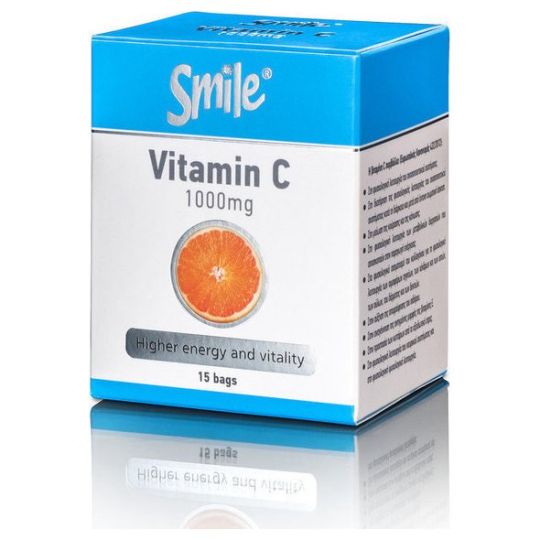 AM Health Smile Vitamin C 1000mg 15 φακελίσκοι