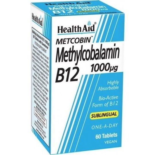 HEALTH AID METCOBIN B12 1000μG 60TABS