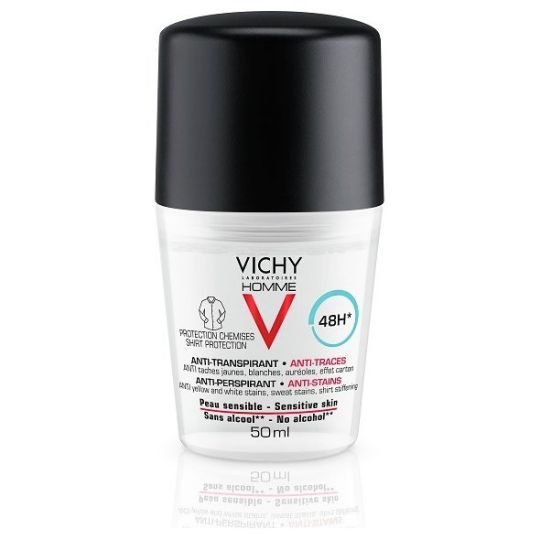 Vichy Homme Anti-Perspirant 48h Sensitive Skin Roll-On 50ml