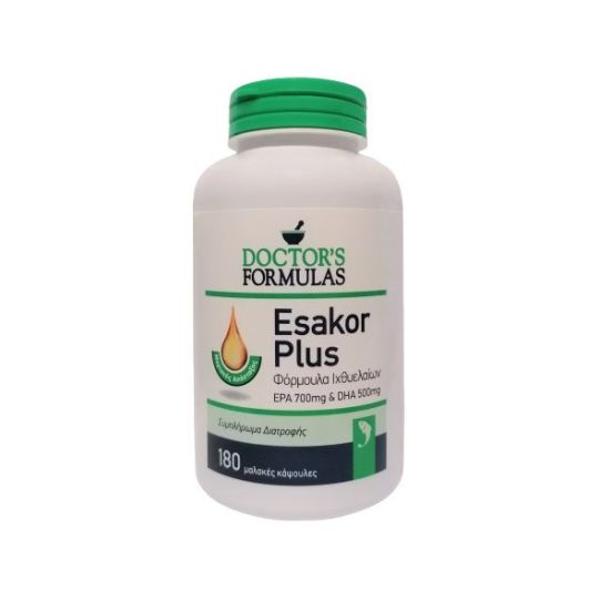 Doctor's Formulas Esakor Plus EPA 700mg - DHA 500mg 180 μαλακές κάψουλες