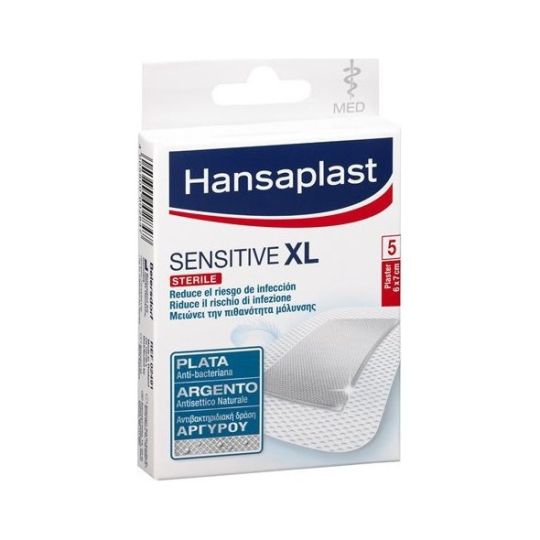 Hansaplast Sensitive XL Sterile 6 x 7cm 5τμχ