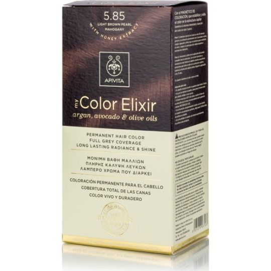 Apivita My Color Elixir 5.85 Καστανό Ανοιχτό Περλέ