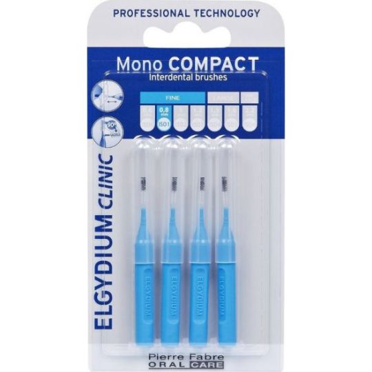 Elgydium Mono Compact Blue (0.4) 4τμχ