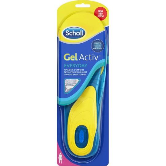 SCHOLL GELACTIV INSOLES EVERYDAY FOR WOMEN SIZE 38-42