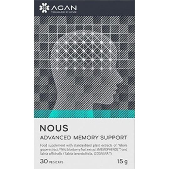 Agan Nous Advanced Memory Support 30 φυτικές κάψουλες