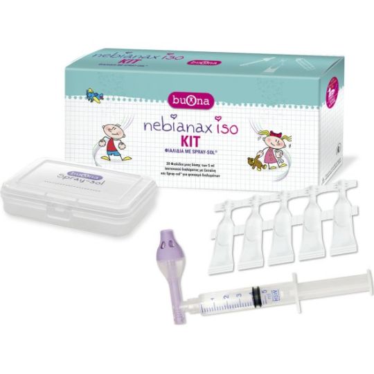 Buona Nebianax Iso Kit Αμπούλες Φυσιολογικού Ορού για Παιδιά 20x5ml