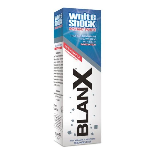 Blanx White Shock Blue Formula Λεύκανση Ταχείας Δράσης 75ml
