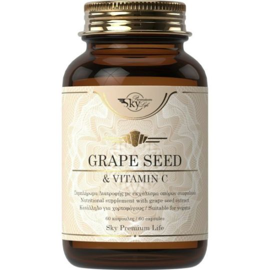 Sky Premium Life Grape Seed & Vitamin C 60 κάψουλες