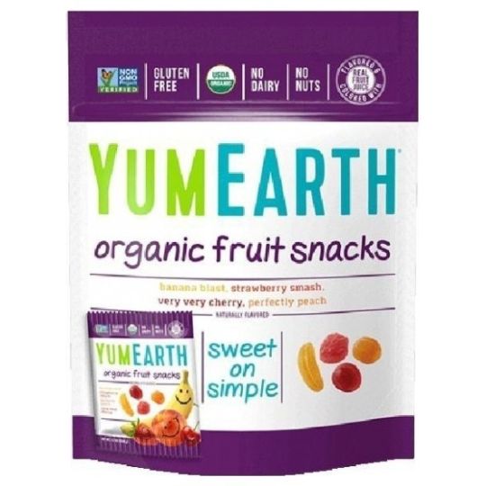 YumEarth Organic Fruit Snacks με Γεύση Φρούτων 50gr