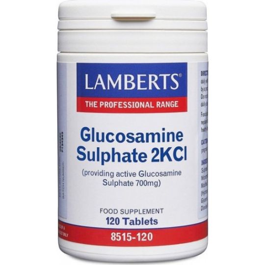 Lamberts Glucosamine Sulphate 2KCI Providing Active Glucosamine Sulphate 700mg 120 ταμπλέτες