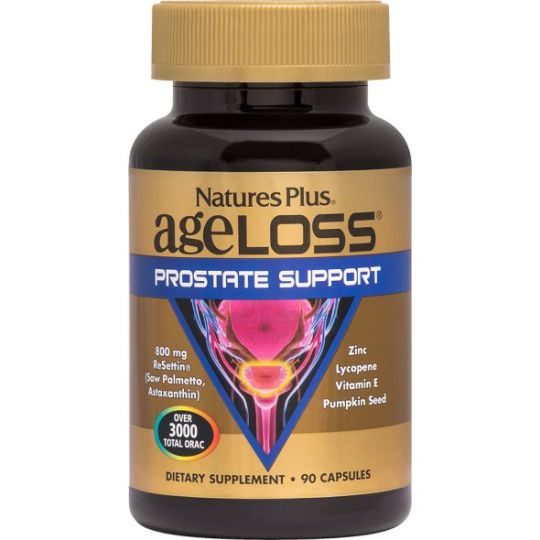 Nature's Plus Ageloss Prostate Support Συμπλήρωμα για την Υγεία του Προστάτη 90 κάψουλες