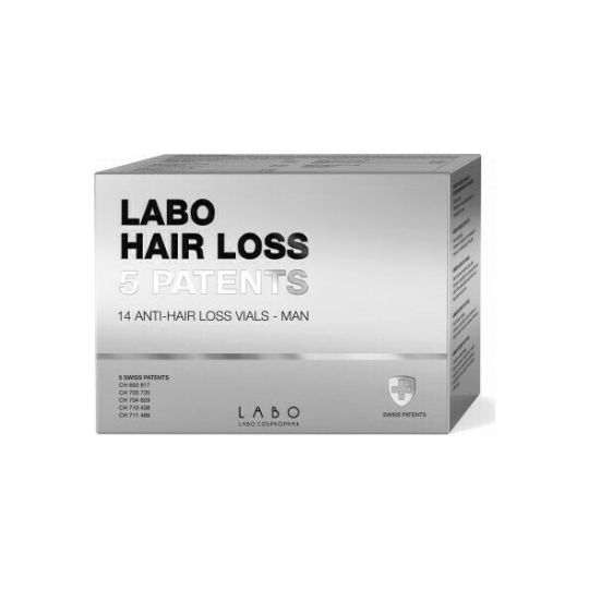 Labo Hair Loss 5 Patents Man Anti Hair Loss 14vials x 3.5ml