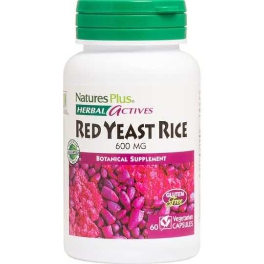 Nature's Plus Red Yeast Rice 600mg 60 φυτικές κάψουλες