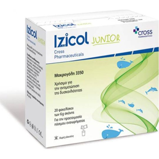 Cross Pharmaceuticals Izicol Junior 20 x 6gr