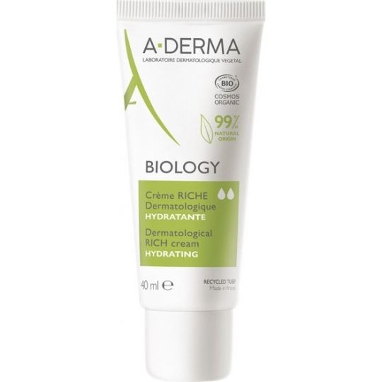 A-Derma Dermatological Rich Cream Hydrating Biology 40ml