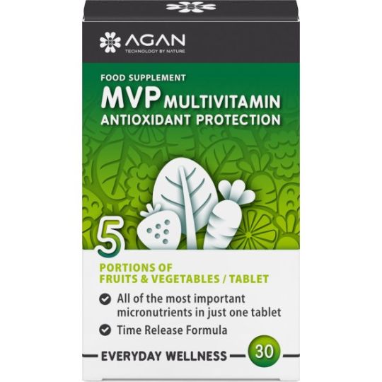Agan MVP Multivitamin Antioxidant Protection 30 ταμπλέτες