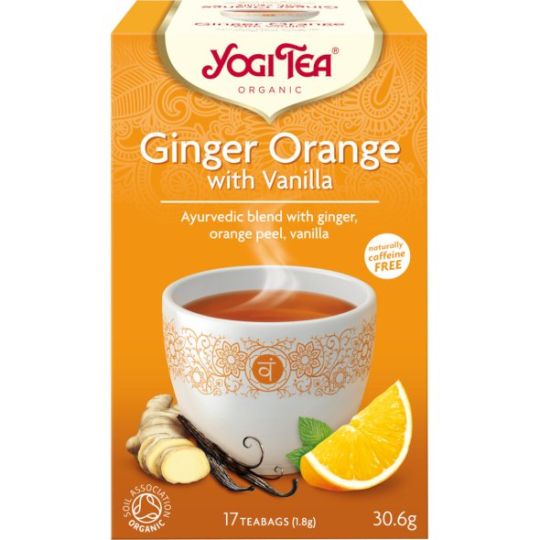 Yogi Tea Ginger Orange With Vanilla 17 Φακελάκια