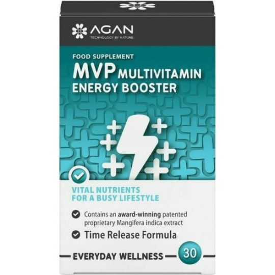 Agan Mvp Multivitamin Energy Booster 30 ταμπλέτες