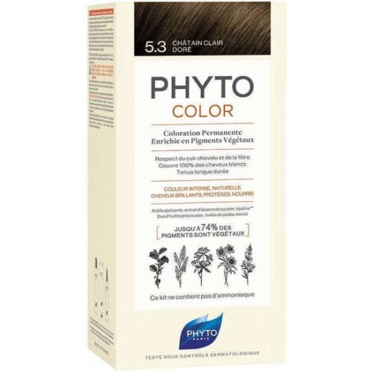 Phyto Phytocolor 5.3 Καστανό Ανοιχτό Χρυσό