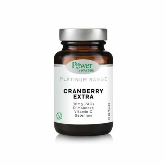 Power Of Nature Platinum Range Cranberry Extra 30 κάψουλες