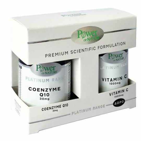 Power Health Premium Scientific Formulation Platinum Range CoEnzyme Q10 30mg 30 κάψουλες & Platinum Range Vitamin C 1000mg 20 ταμπλέτες