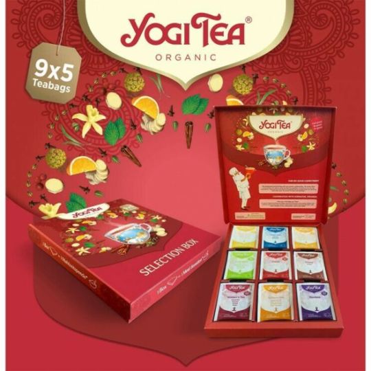 Yogi Tea Τσάι Βιολογικό Selection Box 5 Φακελάκια 9gr