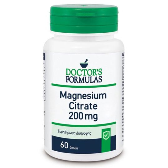 Doctor's Formulas Magnesium Citrate 200mg 60 ταμπλέτες