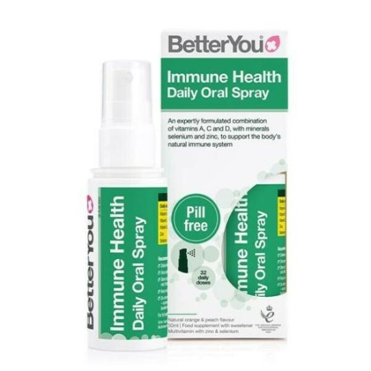 BetterYou Immune Health Daily Oral Spray Ροδάκινο Πορτοκάλι 50ml