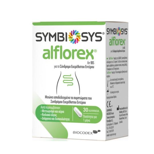 Biocodex Symbiosys Alflorex για Το Σύνδρομο Ευερέθιστου Εντέρου 30 κάψουλες