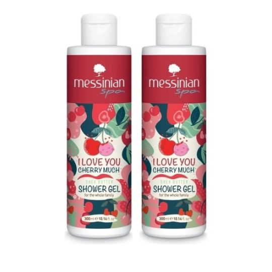 MESSINIAN SPA SHOWER GEL I LOVE YOU CHERRY MUCH 300ML 1+1FREE