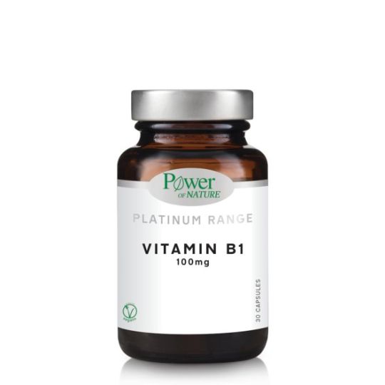Power Of Nature Platinum Range Vitamin B1 100mg 30 κάψουλες