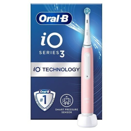 Oral B iO3 Ηλεκτρική Οδοντόβουρτσα Magnetic Pink 1τμχ.