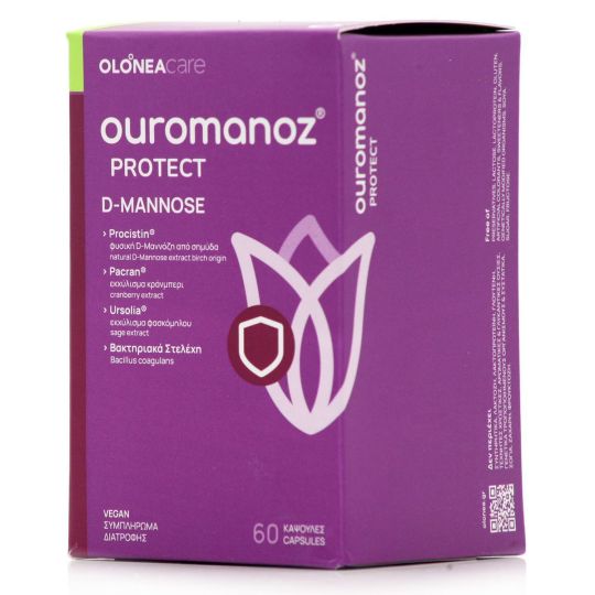 Olonea Ouromanoz Protect D-Mannose 60 κάψουλες