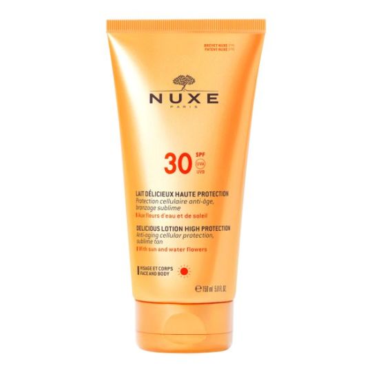 NUXE SUN- milky lotion for face & body -Αντηλιακο γαλάκτωμα για πρόσωπο και σώμα SPF30 150ML