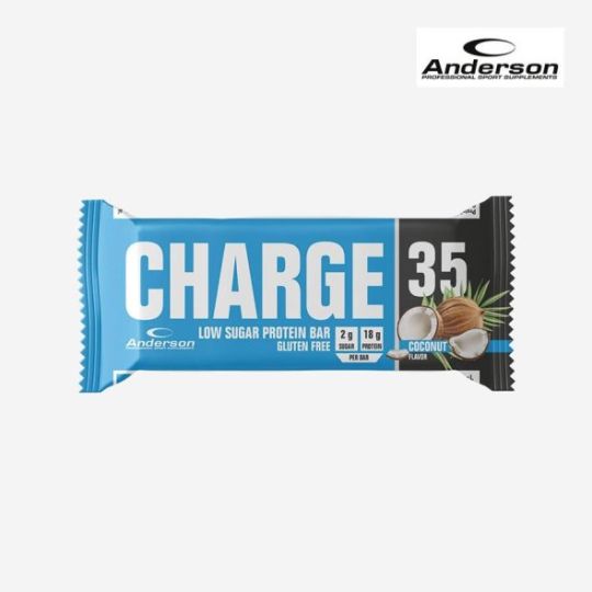ANDERSON CHARGE 35 COCONUT PROTEIN BAR 50GR