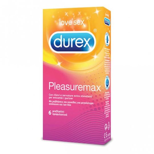 Durex Pleasuremax Συσκευασία των 6 Τεμαχίων