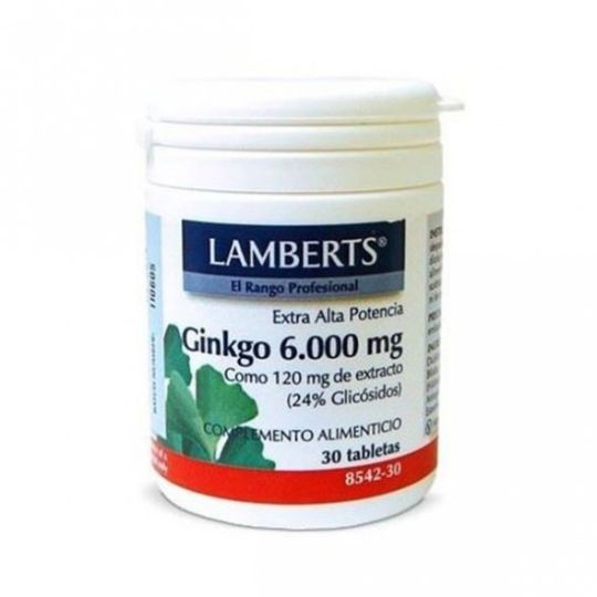 Lamberts Ginkgo Biloba Extract 6000mg 30tabs